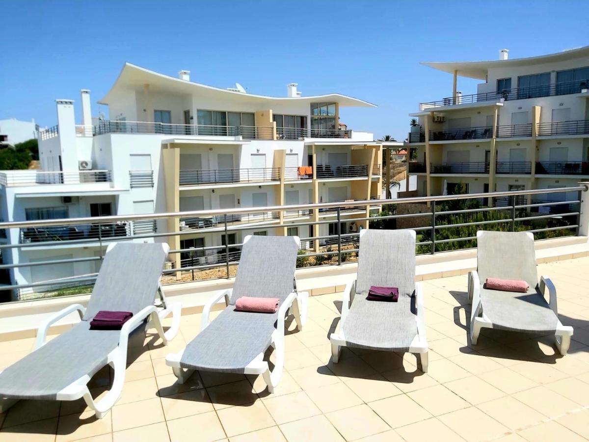 Sea View Penthouse In Albufeira Apartment Luaran gambar