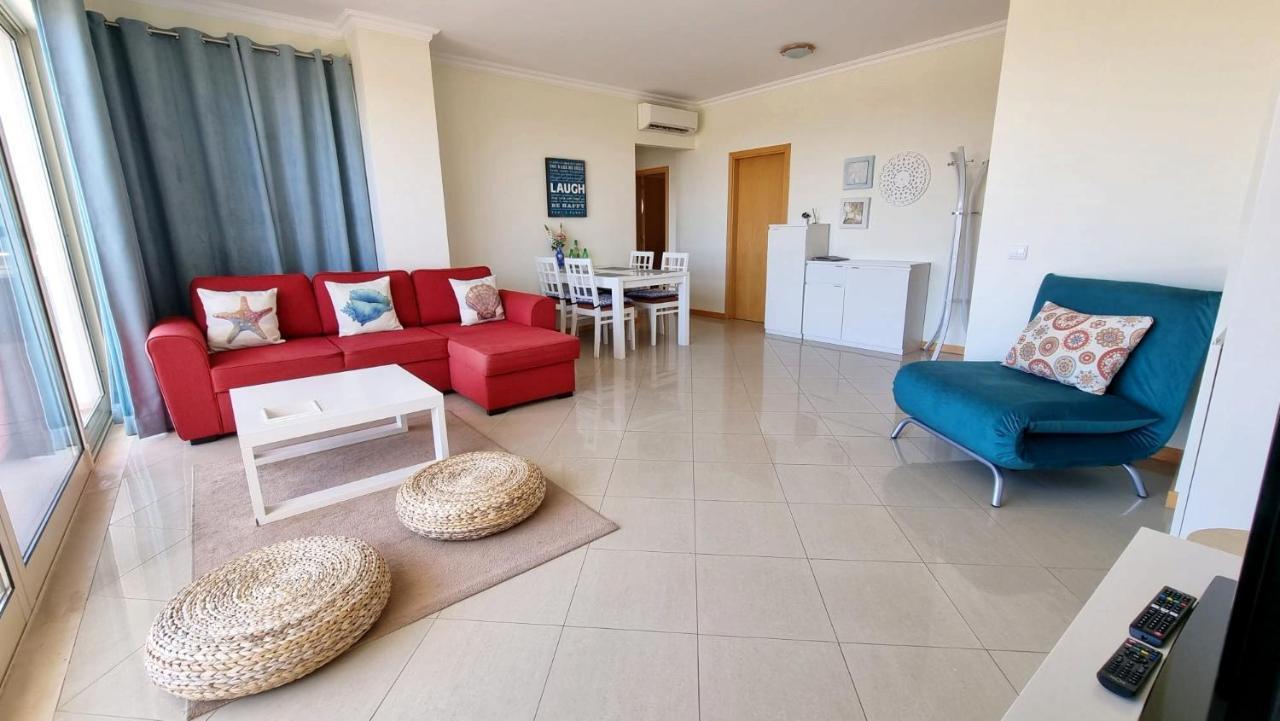 Sea View Penthouse In Albufeira Apartment Luaran gambar